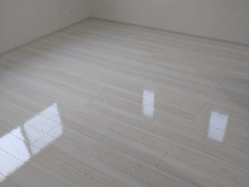 UVフロアコーティング施工後